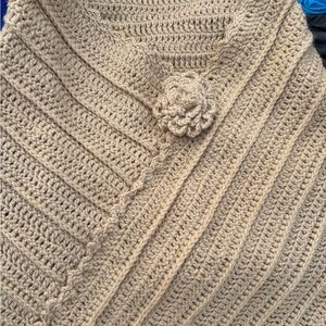 Elegant Beige Knit Sweater
